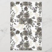 誰が誰 黒薔薇 ブライダルシャワー ゲーム カード (裏面)