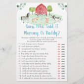 誰が赤ちゃんシャワーのゲームを言ったファームの緑の推測 (正面)