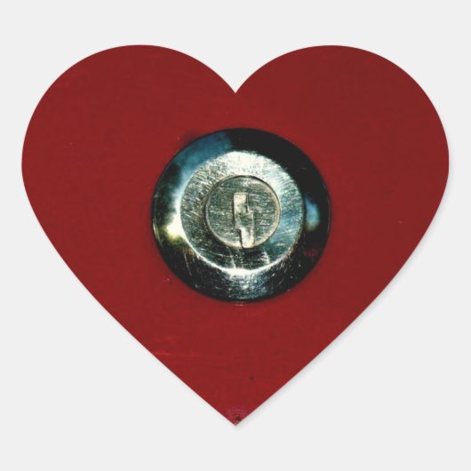 誰が鍵を？ ハートシール (正面)