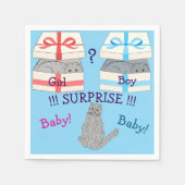 誰が驚く生まれベビーペーパーナプキン スタンダードカクテルナプキン (正面)