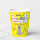 誰が驚生まれくベビー 紙コップ (正面)