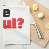 誰が魂を盗んだ? キッチンタオル (四つ折り)