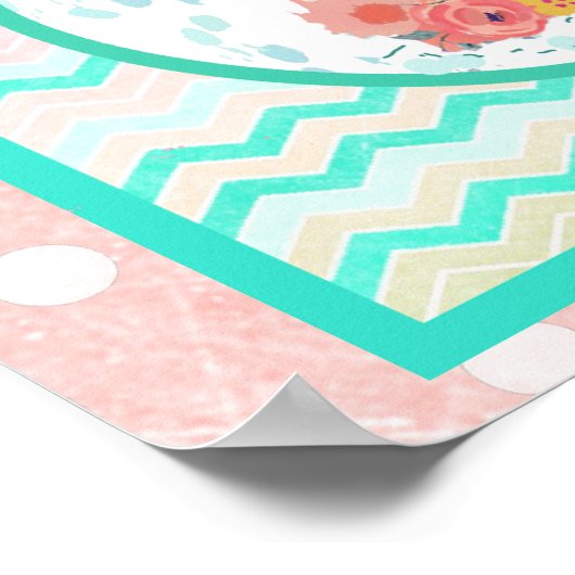 誰が1番目の誕生日バナーポスターを回すかを推測 ポスター (角)