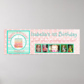 誰が1番目の誕生日バナーポスターを回すかを推測 ポスター (正面)