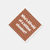 誰が10億匹のセミを恐れているの? スタンダードカクテルナプキン (角)