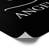 誰が100マイルストンの100歳の誕生日の写真 ポスター (角)