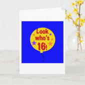 誰が16歳か カード (黄色い花)