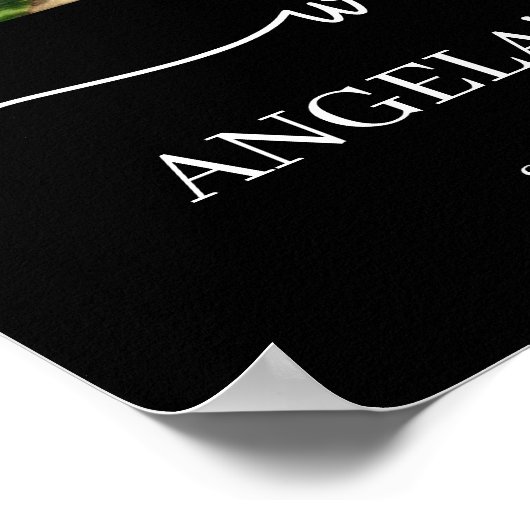 誰が18カスタマイズ可能なフォトコラージュの看板 ポスター (角)