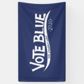 誰が2020年の選挙を行っても青く投票する 横断幕 (縦)