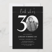 誰が30歳か見て | 写真30th誕生日招待状 招待状 (正面)