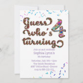 誰が4クッキーを振り撒いているかを推測 招待状 (正面)