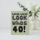 誰が40歳だなんて、、 ポストカード (スタンド正面)