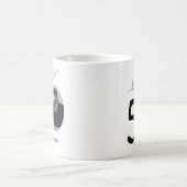 「誰が50歳かスタイリッシュら50誕生日 コーヒーマグカップ (中央)