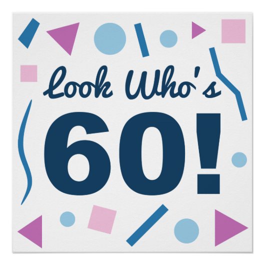 誰が60歳か見て ポスター (正面)