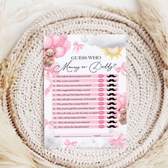 誰が、ママかパパは、誰がベビーのシャワーのゲーム (クリエイターアップロード済み)
