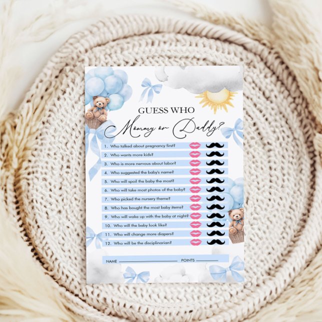 誰が、ママかパパは、誰がベビーのシャワーのゲーム (クリエイターアップロード済み)
