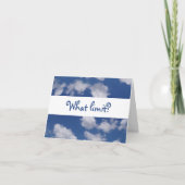 誰が「空は限界」と言う？ カード (正面)