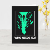 誰が 02 スキューバダイビング 水泳を必要とする カード (黄色い花)