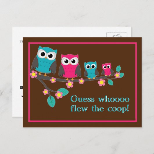 誰がCoopの動く発表を飛ばしたか推測 案内ポストカード (正面/裏面)