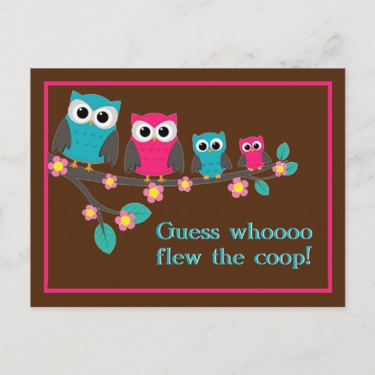 誰がCoopの動く発表を飛ばしたか推測 案内ポストカード (正面)