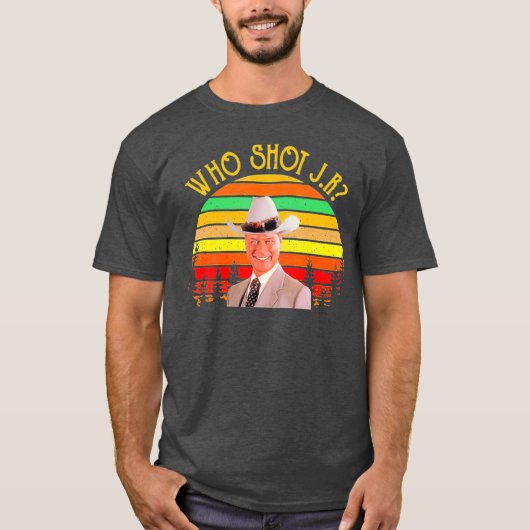 誰がJ Rのヴィンテージシルトを撃った Tシャツ (正面)
