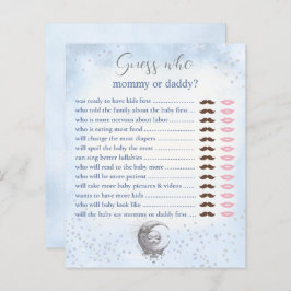 誰がMommy Daddyブルームーンベビーシャワーゲーム