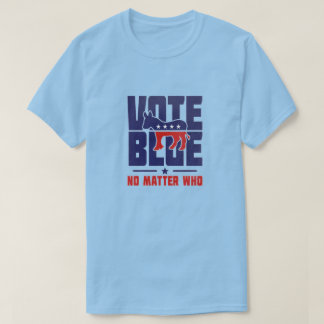 誰がTシャツを着ても青に投票 Tシャツ