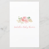 誰だと思う?ママかパパのゲームカード赤ちゃんシャワー (裏面)