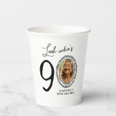 誰だ90だ!写真90誕生日 紙コップ (裏面)