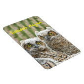 誰だ？アリゾナ州フクロウのスコッツデール マグネット (右側)