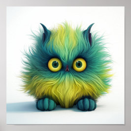 誰だ？フクロウファンタジー生物 ポスター