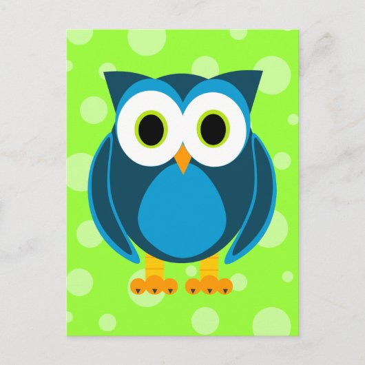 誰だ？ミスターフクロウ漫画 ポストカード (正面)