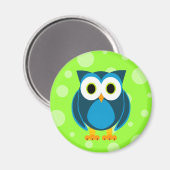 誰だ？ミスターフクロウ漫画 マグネット (正面/裏面)