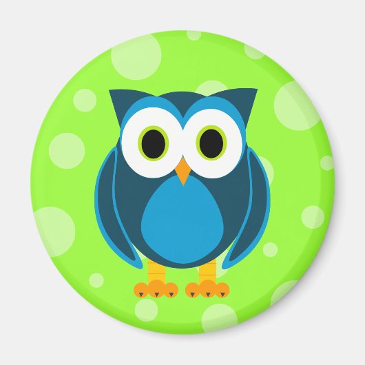 誰だ？ミスターフクロウ漫画 マグネット (正面)