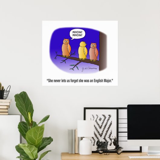 誰だ！誰だ！ ポスター (ホームオフィス)