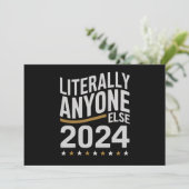 誰でもいい2024年政治選挙 招待状 (スタンド正面)