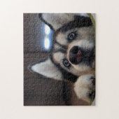 誰でもはそこにありますか。 ジグソーパズル (縦)