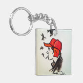 誰でもを…言わないで下さい キーホルダー (正面左)