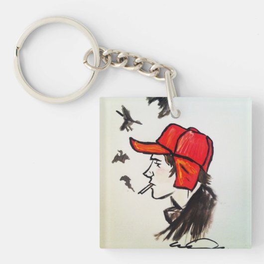 誰でもを…言わないで下さい キーホルダー (正面)