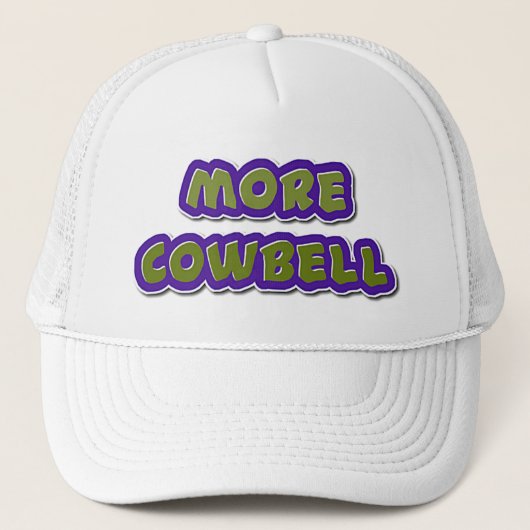 誰でもカウベル帽をもっと欲しい。ボールキャップ。 キャップ (正面)