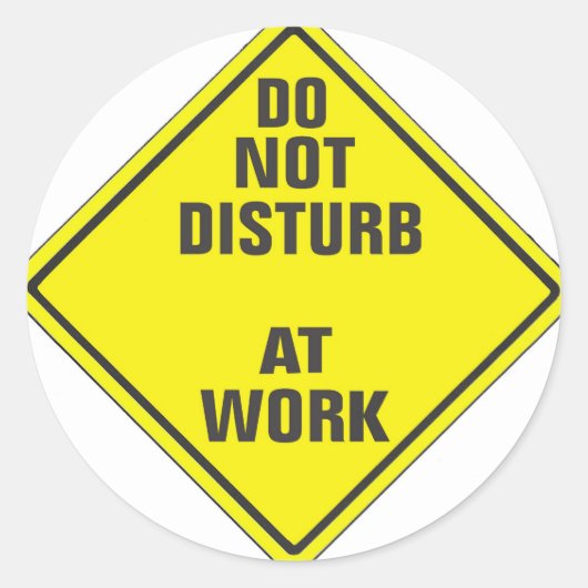 誰でもカスタムPROのサインを邪魔しない ラウンドシール (正面)