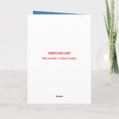 誰でもトラック誕生日カードで サンキューカード (裏面)