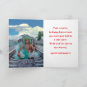 誰でもトラック誕生日カードで サンキューカード (内部)