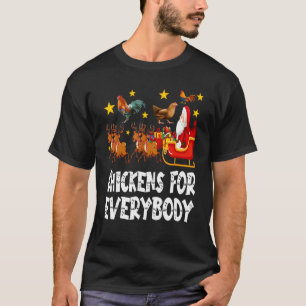誰でもニワトリ クリスマス ニワトリ おもしろ Xmas Tシャツ
