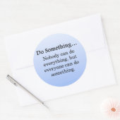 誰でも何でもできる ラウンドシール (封筒)