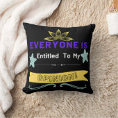 誰でも僕の意見を聴く権利がある クッション (ブランケット)