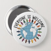 誰でも大歓迎だ 缶バッジ (正面&裏面)