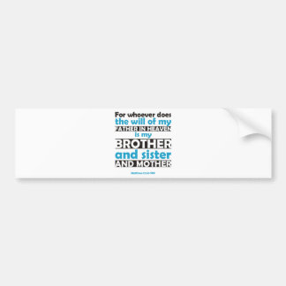 誰でも天国の私の父の意志をします バンパーステッカー