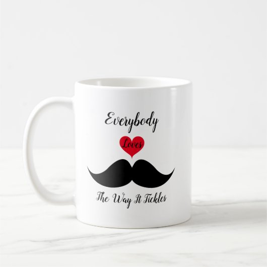 誰でも好きなようにくすぐる コーヒーマグカップ (左)