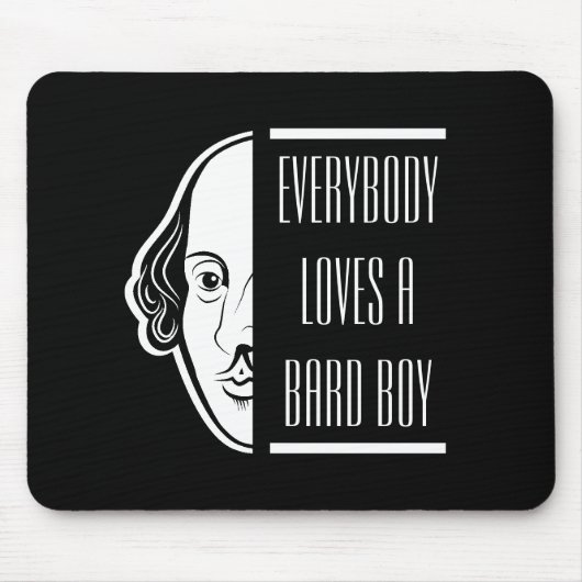 誰でも好きな男の子のシェークスピア作品 マウスパッド (正面)